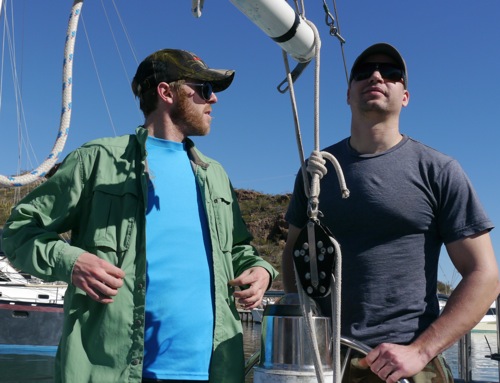Ron, Tim & Kurt show up for 8 day ASA sailing course